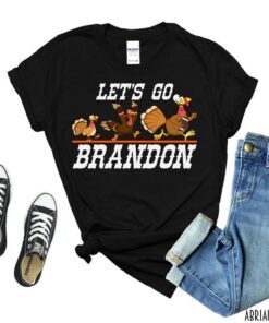 Lets Go Brandon Turkey Football Thanksgiving Shirt, Thanksgiving 2021 Shirt, Fjb Shirt, Brandon Shirt