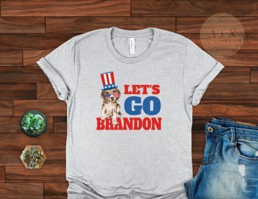 Let's Go Brandon, Cute Dog Shirt, Funny Biden Shirt, Lets Go Brandon T Shirt, Pro America Shirt