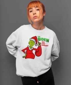 Grinch The Biden Who Stole Christmas Sweater Shirt