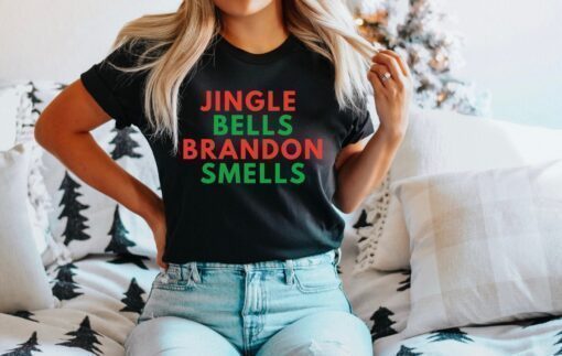 Jingle Bell Brandon Smells Brandon Christmas Shirt