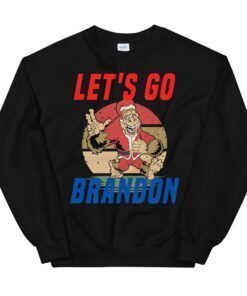 Let's go Brandon Christmas Santa Gorilla Smile Shirt
