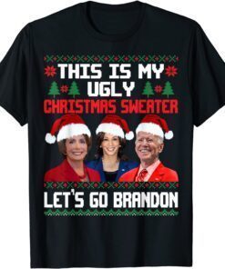 T-Shirt Let's Go Branson Brandon Ugly Christmas Sweater Anti Biden