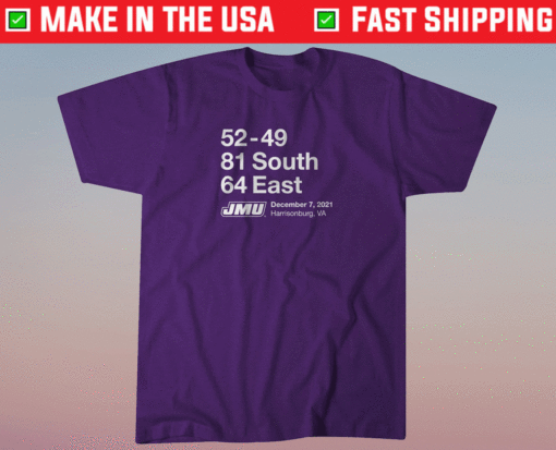 81 South 64 East JMU Shirt