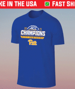 Royal Pitt Panthers 2021 ACC Football Conference Champions Locker Shirt