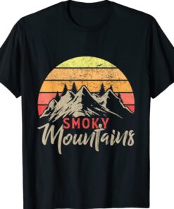 Smoky Mountains Retro Sunset Wildlife Costume Shirt