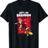 Christmas Let's Go Branson Brandon With Santa Claus In Xmas Shirts