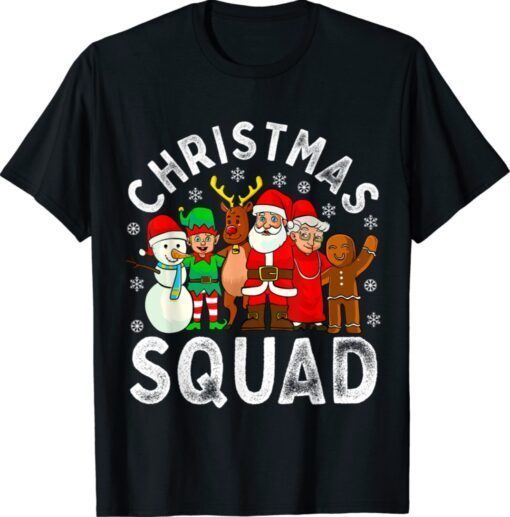 Christmas Squad Santa Family Matching Pajamas Xmas Shirt