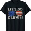 Aviator Sunglasses American Flag Let’s Go Darwin Shirt