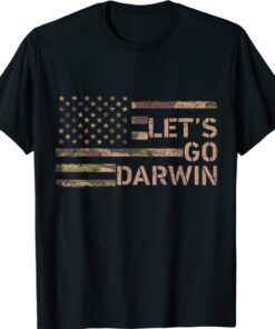 Let’s Go Darwin American Flag Camo Lets Go Darwin Shirt