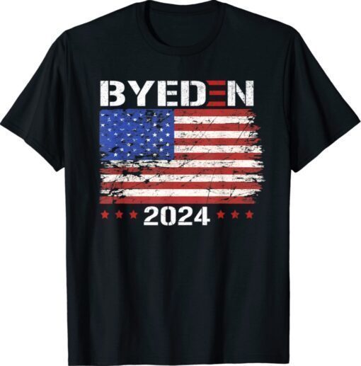 ByeDen 2024 Joe Biden Trump President American Flag Election Shirt