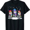 Christmas Faith Hope Love Snowman Hippie Lover Pajama Shirt