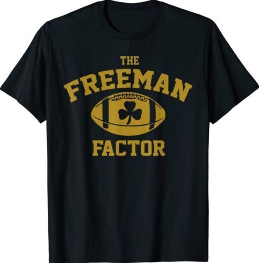 The Freeman Factor Golden Standard Football Shirt