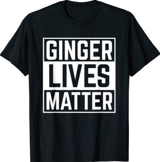 Ginger Lives Matter Funny Red Head Drinking St Patricks Day 2022 Shirt