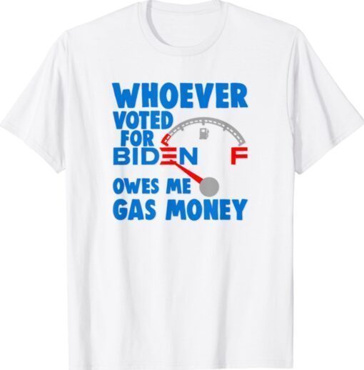 Biden Gas Money Lies Matter Anti Liberal USA Shirt