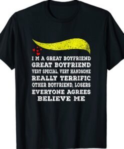 Top trump Great Boyfriend Valentines Day 2022 T-Shirt