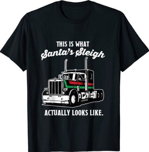 Asphalt Cowboy Trucker Truck Driver Christmas Shirt