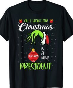 All I Want For Christmas Is Trump Let's Go Brandon Grinch Shirt