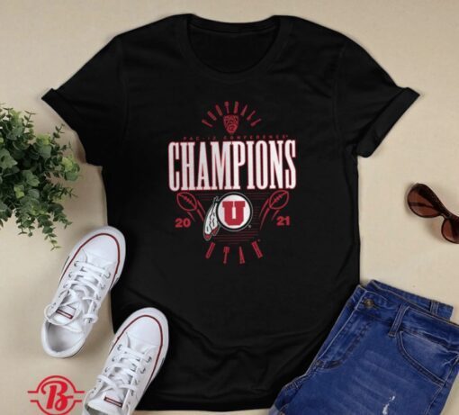 Utah Utes 2021 PAC-12 Football Conference Champions Shirt