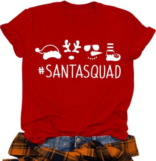 Christmas Santa Squad Cute Shirt