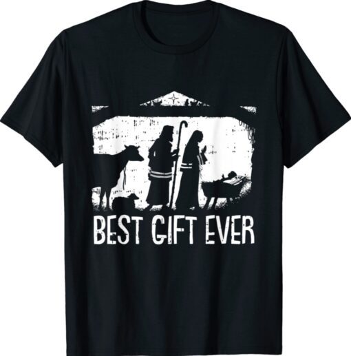 Best Ever Christmas Cool Jesus Nativity Scene Christian Shirt