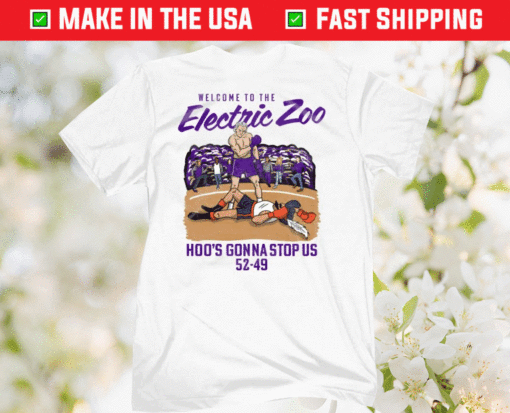 Welcome To The Electric Zoo Hoo's Gonna Stop US Shirt