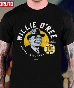 Willie O’ree Boston Bruins Number Retirement Shirt