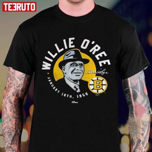 Willie O’ree Boston Bruins Number Retirement Shirt