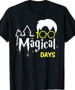 100 Magical Days Wizard 100th Days Of School Teacher Shirt