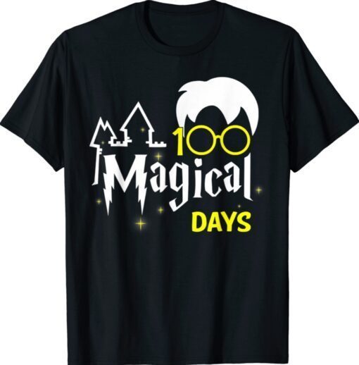 100 Magical Days Wizard 100th Days Of School Teacher Shirt