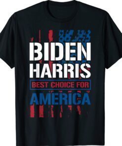 Biden Harris Best Choice For America USA Flag Shirt