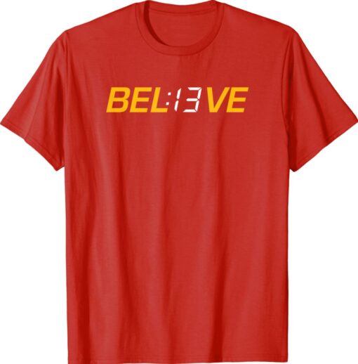 Believe 13 Seconds BEL13VE GOAT 15 Shirt