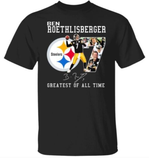 Ben Roethlisberger Greatest Of All Time Signature Shirt