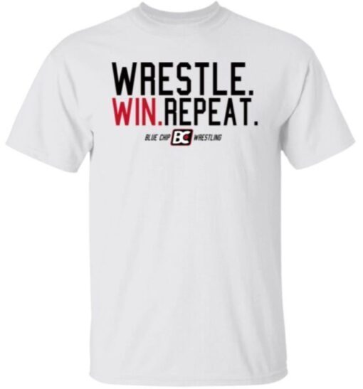 Wrestling win repeat wrestling shirt