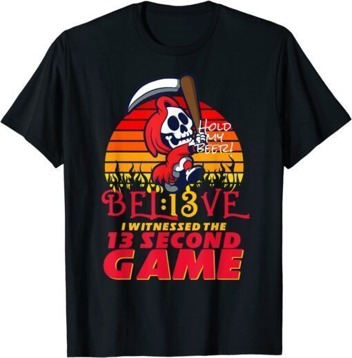 When It's Grim Be the Grim Reaper 13 Second KC Kansas City Shirt