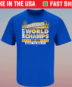 Los Angeles 2021 World Champs 23-20 LA Football Shirt