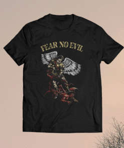 Saint Michael Fear No Evil Shirt