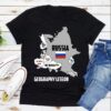 2022 I Stand With Ukraine, It's Not Russia Europe Map, Free Ukraine T-Shirt