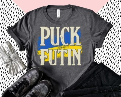 Puck Futin Meme I Stand With Ukraine Ukrainian Lover Support Official Shirt
