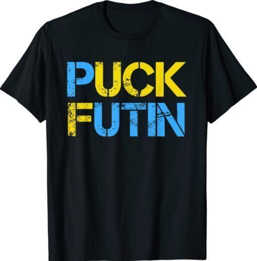 Puck Futin Meme I Stand With Ukraine Ukrainian Support Shirt