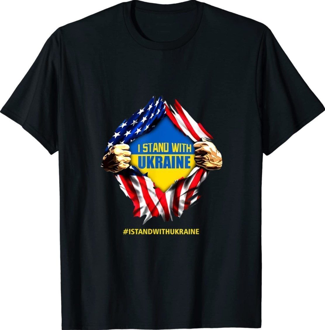 Superman I Stand With Ukraine Flag Support Ukraine Shirt - ShirtsMango ...