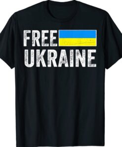 Support Ukraine I Stand With Ukraine Flag Free Ukraine Shirt