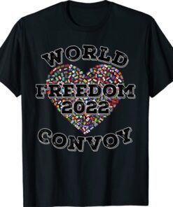 World Freedom 2022 Convoy Classic Canadian Truckers Support Shirt
