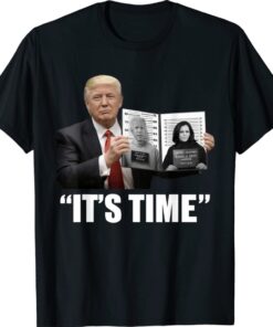 Funny Trump It's Time Anti Biden Kamala Shirt