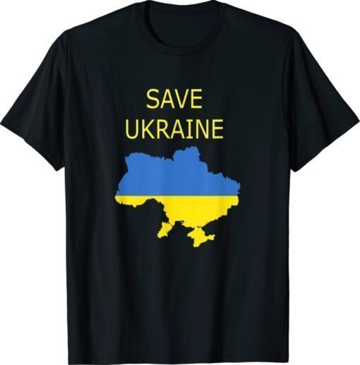 Stand with ukraine save ukraine no war shirt