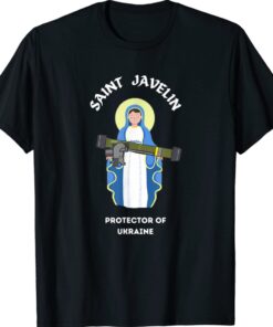 Saint Javelin Protector of Ukraine Support Ukrainian Country Shirt