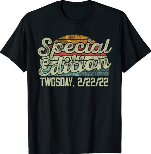 Retro Special Edition Twosday Tuesday February 22nd 2022 Tee Shirt