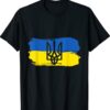 Support Ukrainians Flag Vintage Ukraine Ukrainian Flag Pride Shirt