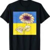 Sunflower Ukrainian Flag I Stand With Ukraine Love Shirt