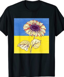 Sunflower Ukrainian Flag I Stand With Ukraine Love Shirt