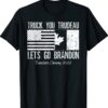 Truck You Trudeau USA Canada Flag Truckers Vintage Shirt